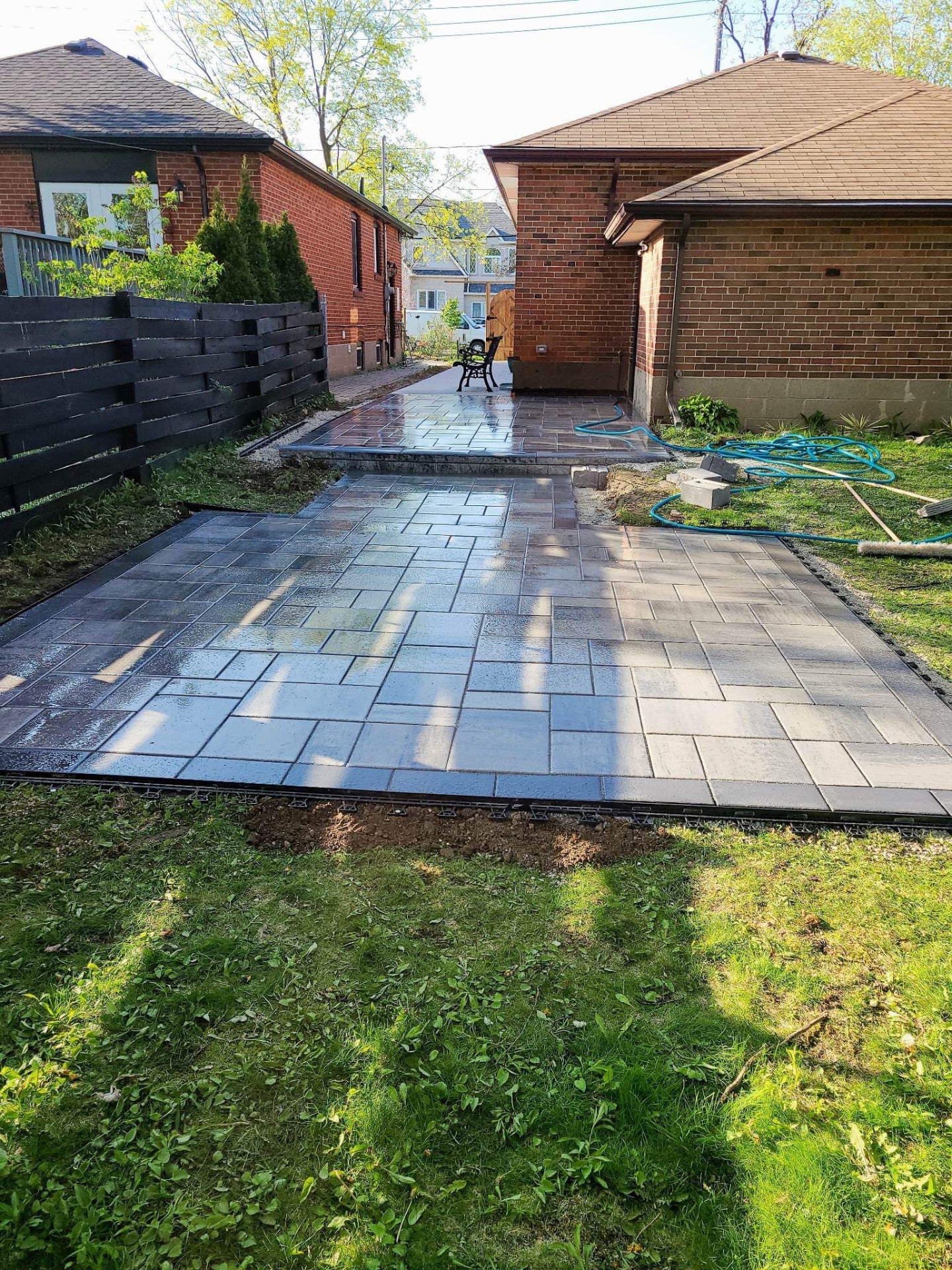 Interlocking Walkway project in Etobicoke Toronto